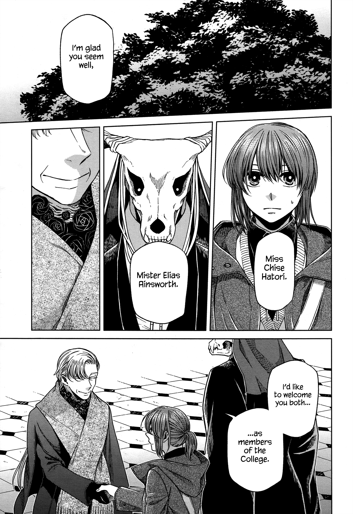 Mahoutsukai no Yome Vol.10-Chapter.46-Birds-of-a-feather-flock-together.-I Image